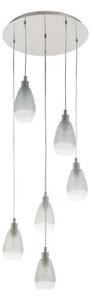 Eglo 39502 - Lampadario a sospensione con filo SIRACUSA 6xE27/60W/230V