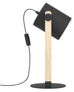 Eglo 43047 - Lampada da tavolo HORNWOOD 1xE27/28W/230V