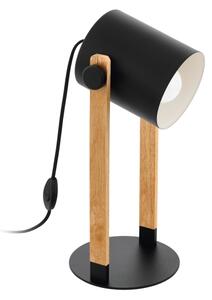 Eglo 43047 - Lampada da tavolo HORNWOOD 1xE27/28W/230V