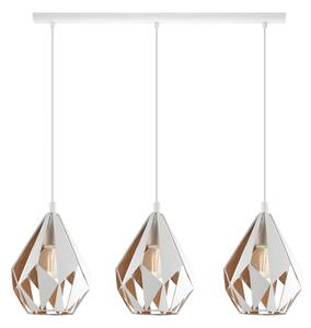 Eglo 43002 - Lampadario a sospensione con filo CARLTON 3xE27/60W/230V