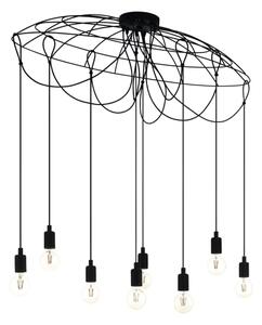 Eglo 43322 - Lampadario a sospensione con filo HOGSMILL 8xE27/40W/230V