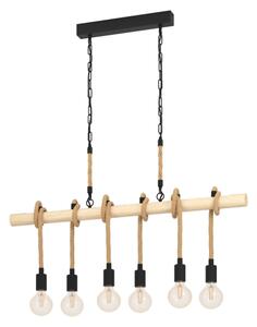 Eglo 43319 - Lampadario a sospensione con catena YOUNGSTOWN 6xE27/40W/230V