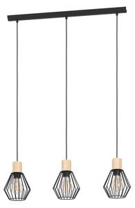 Eglo 44094 - Lampadario a sospensione con filo PALMORLA 3xE27/60W/230V