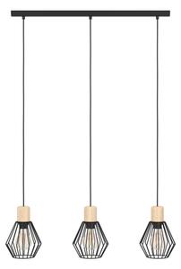 Eglo 44094 - Lampadario a sospensione con filo PALMORLA 3xE27/60W/230V