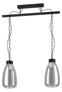 Eglo 43395 - Lampadario a sospensione con catena BRICKFIELD 2xE27/40W/230V