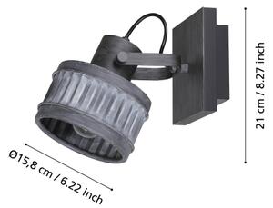 Eglo 43444 - Faretto TURROCK 1xE27/28W/230V
