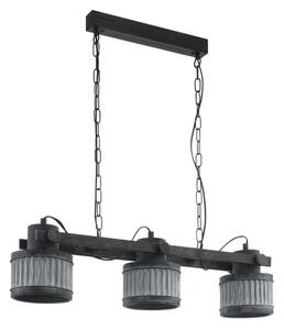 Eglo 43447 - Lampadario a catena TURROCK 3xE27/28W/230V