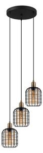 Eglo 43499 - Lampadario su corda CHISLE 3xE27/40W/230V