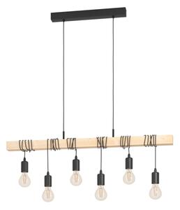 Eglo 43513 - Lampadario sospeso a cavo TOWNSHEND 6xE27/60W/230V
