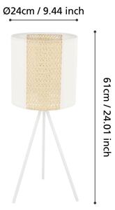 Eglo 43555 - Lampada da tavolo ARNHEM 1xE27/40W/230V