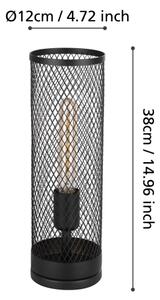Eglo 43536 - Lampada da tavolo REDCLIFFE 1xE27/40W/230V