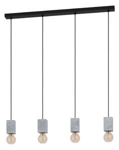 Eglo 43598 - Lampadario su corda PRESTWICK 4xE27/40W/230V