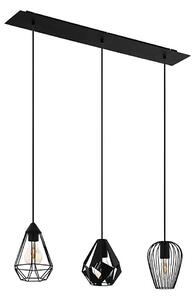 Eglo 43581 - Lampadario su corda DISTAFF 3xE27/40W/230V