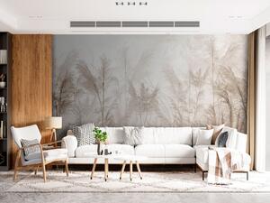 Carta da parati Rami nel boho stile nebbia, Carta da parati Natura, u73981 : Uwalls.it