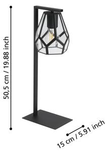 Eglo 43646 - Lampada da tavolo MARDYKE 1xE27/40W/230V