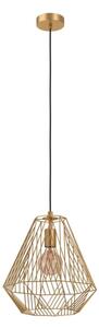 Eglo 43695 - Lampadario su corda STYPE 1xE27/40W/230V oro