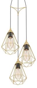 Eglo 43683 - Lampadario su corda TARBES 3xE27/60W/230V