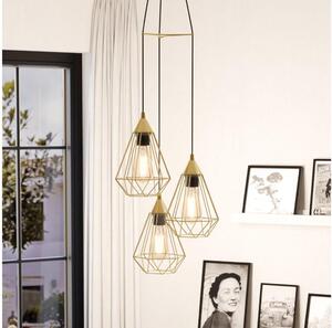 Eglo 43683 - Lampadario su corda TARBES 3xE27/60W/230V