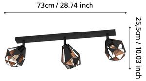 Eglo 43717 - Faretto CARLTON 3xE27/40W/230V