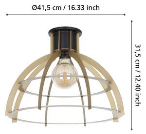 Eglo 43766 - Plafoniera STILLINGTON 1xE27/40W/230V oro