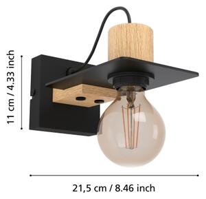 Eglo 43753 - Applique BRAMERTON 1xE27/40W/230V