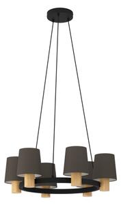 Eglo 43781 - Lampadario a sospensione con filo EDALE 6xE27/40W/230V