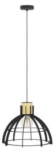 Eglo 43769 - Lampadario a sospensione con filo STILLINGTON 1xE27/40W/230V nero