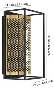 Eglo 43789 - Applique NOHALES 1xE27/40W/230V