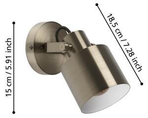 Eglo 43817 - Faretto da parete SOUTHERY 1xE27/40W/230V