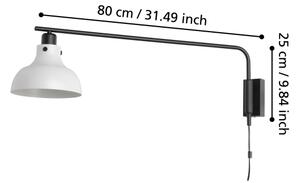 Eglo 43843 - Applique MATLOCK 1xE27/40W/230V