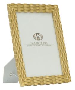 Cornice Chain Glam 19,3x1,5x24,3 cm in Poliresina e Vetro Oro