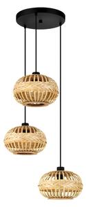 Eglo 43864 - Lampadario a sospensione con filo AMSFIELD 3xE27/40W/230V diametro 48 cm