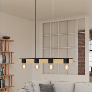 Eglo 43902 - Lampadario a sospensione con filo BAILRIGG 4xE27/40W/230V