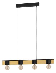 Eglo 43902 - Lampadario a sospensione con filo BAILRIGG 4xE27/40W/230V
