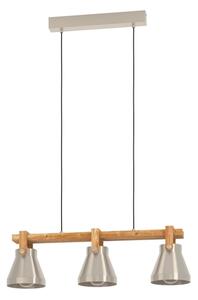 Eglo 43952 - Lampadario a sospensione con filo CAWTON 3xE27/40W/230V