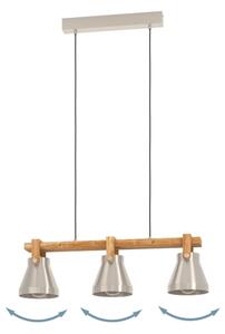 Eglo 43952 - Lampadario a sospensione con filo CAWTON 3xE27/40W/230V