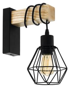 Eglo 44078 - Lampada da parete TOWNSHEND 1xE27/60W/230V