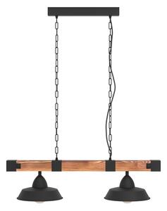 Eglo 44085 - Lampadario a catena OLDBURY 2xE27/60W/230V