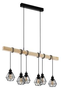 Eglo 44076 - Lampadario a cavo TOWNSHEND 6xE27/60W/230V