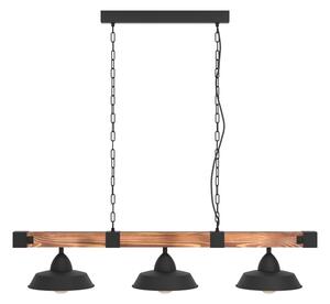 Eglo 44086 - Lampadario a catena OLDBURY 3xE27/60W/230V