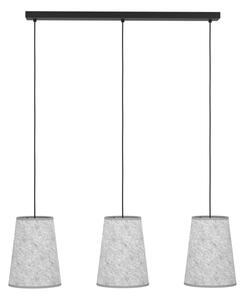 Eglo 43985 - Lampadario a sospensione con filo ALSAGER 3xE27/40W/230V grigio