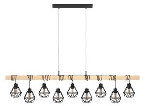Eglo 44077 - Lampadario a sospensione TOWNSHEND 9xE27/60W/230V