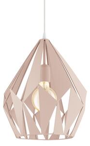 EGLO 49024 - Lampadario a sospensione con filo CARLTON-P 1xE27/60W/230V
