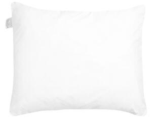 Cuscino tradizionale bianco in microfibra e poliestere ad alto profilo 50 x 60 cm camera da letto design classico Beliani