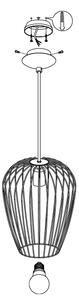 Eglo 49472 - Lampadario NEWTOWN 1xE27/60W/230V