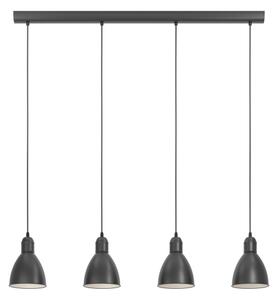 Eglo 49466 - Lampadario PRIDDY 4xE27/60W/230V