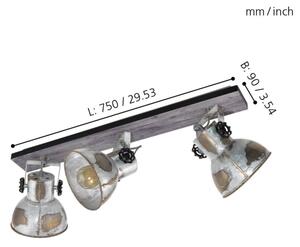 Eglo 49652 - Faretto BARNSTAPLE 3xE27/40W/230V