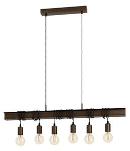 Eglo 49859 - Lampadario a sospensione con filo TOWNSHEND 4 6xE27/60W/230V