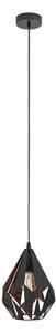 Eglo 49997 - Lampadario a sospensione con filo CARLTON 1xE27/60W/230V