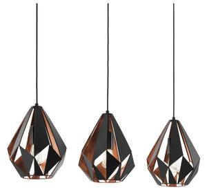 Eglo 49991 - Lampada a sospensione CARLTON 1 3xE27/60W/230V